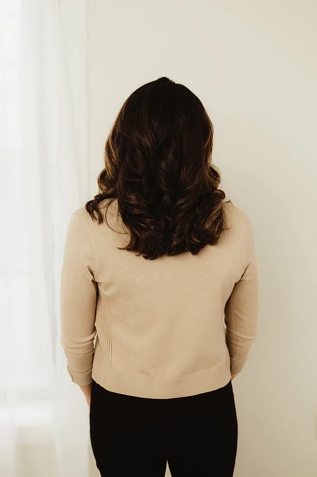 White Femme Fit Cardi - Image 5