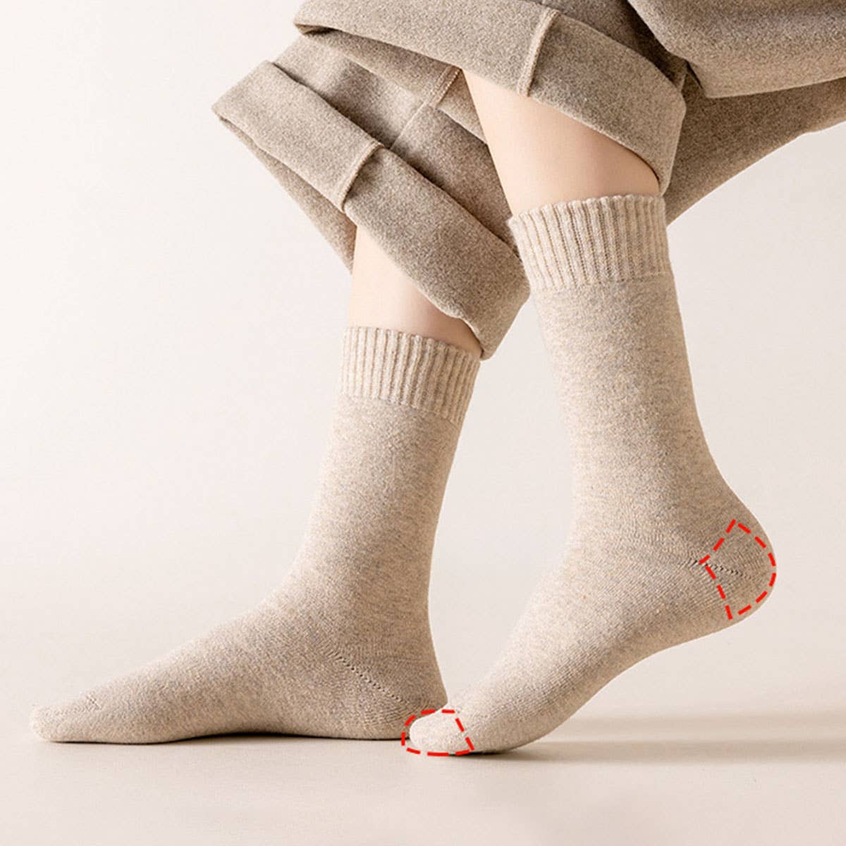 Thermal Fleece Crew Socks - Image 11
