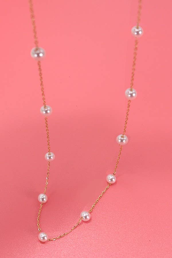 Timeless Pearl Link Necklace - Image 2