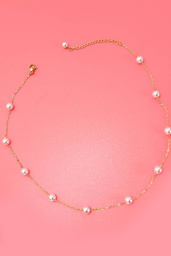 Timeless Pearl Link Necklace - Image 3