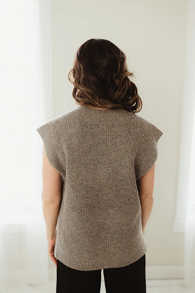 Mocha Everyday Layering Vest - Image 4