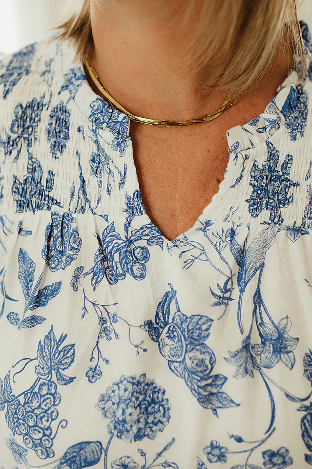 Two Tone Floral Print - Image 5