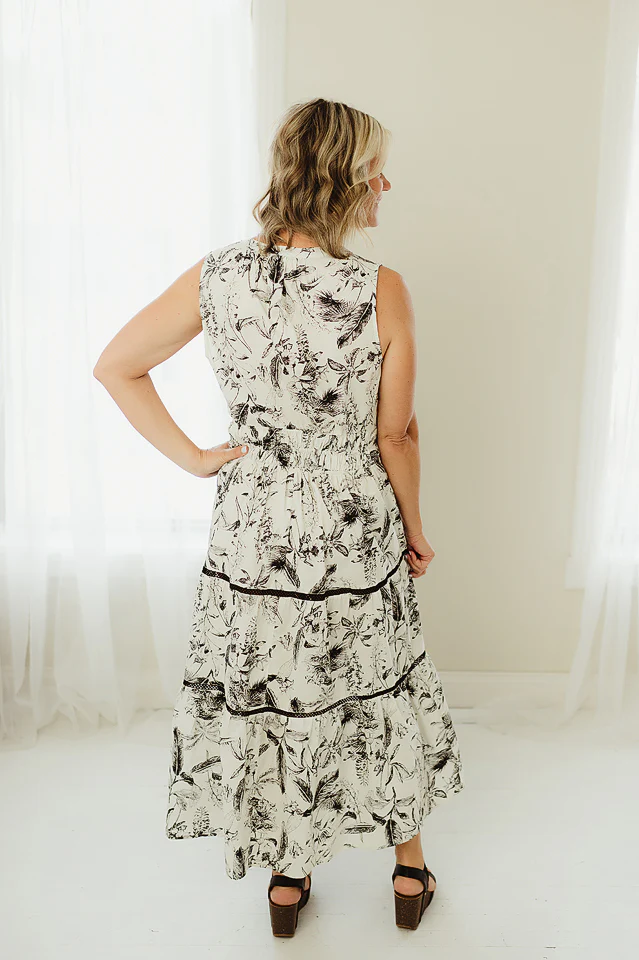 Two Tone Sleeveless Maxi - Image 3