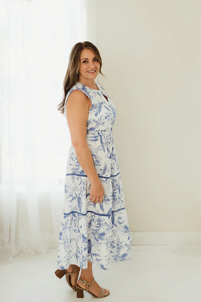 Two Tone Sleeveless Maxi - Image 6