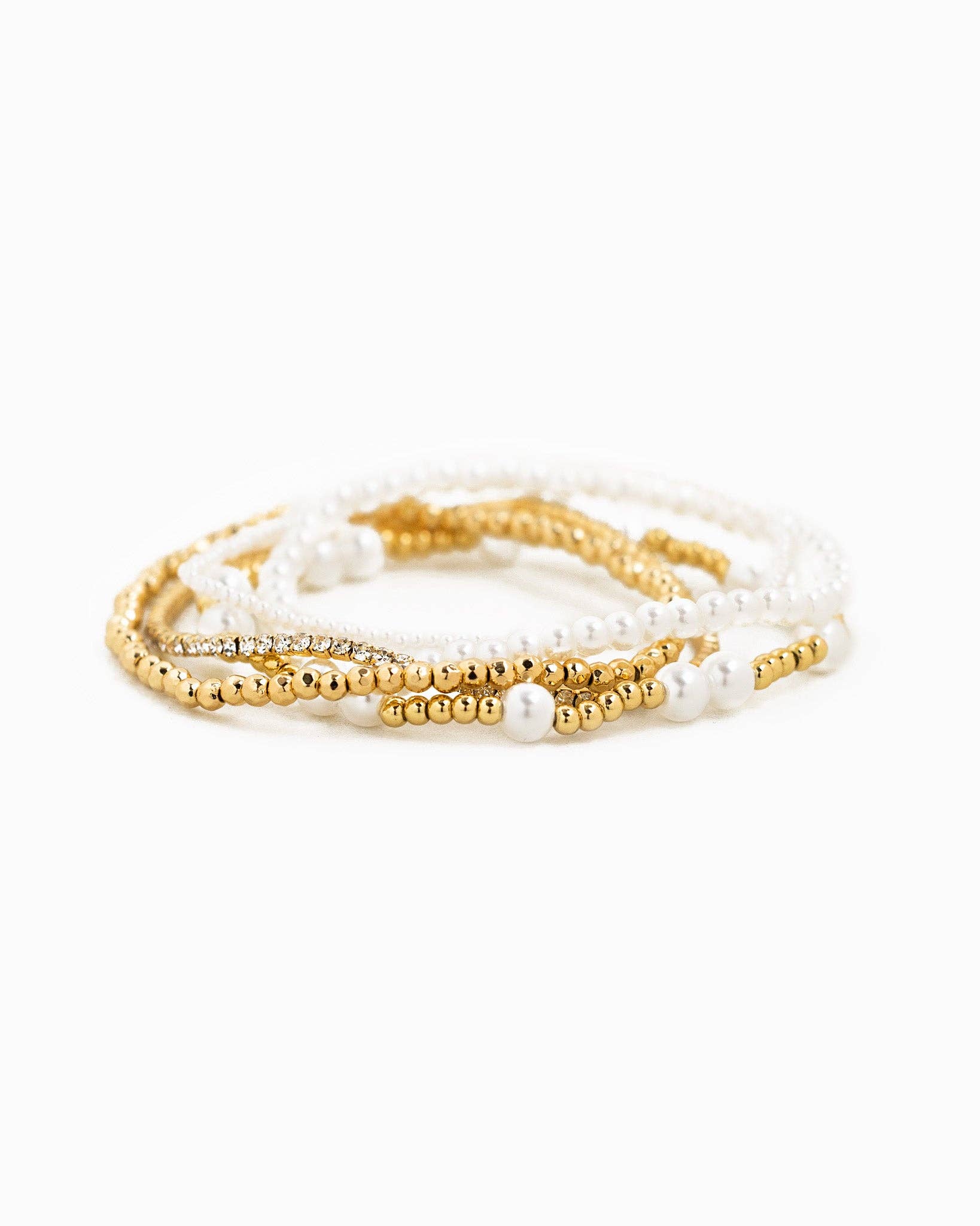 Gold Gleam 5 Bracelet Stack - Image 2