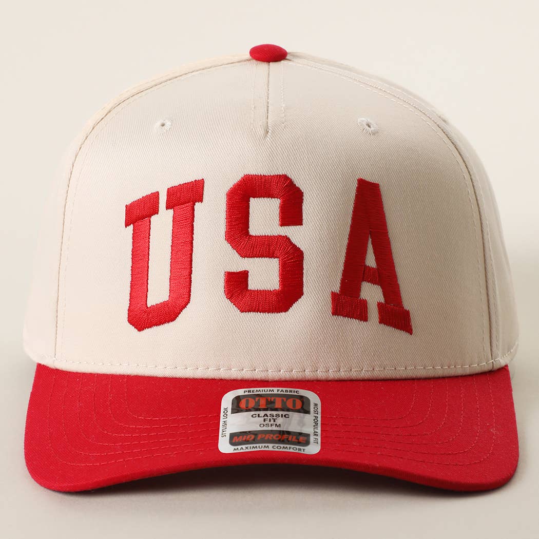Red "USA" Hat - Image 3
