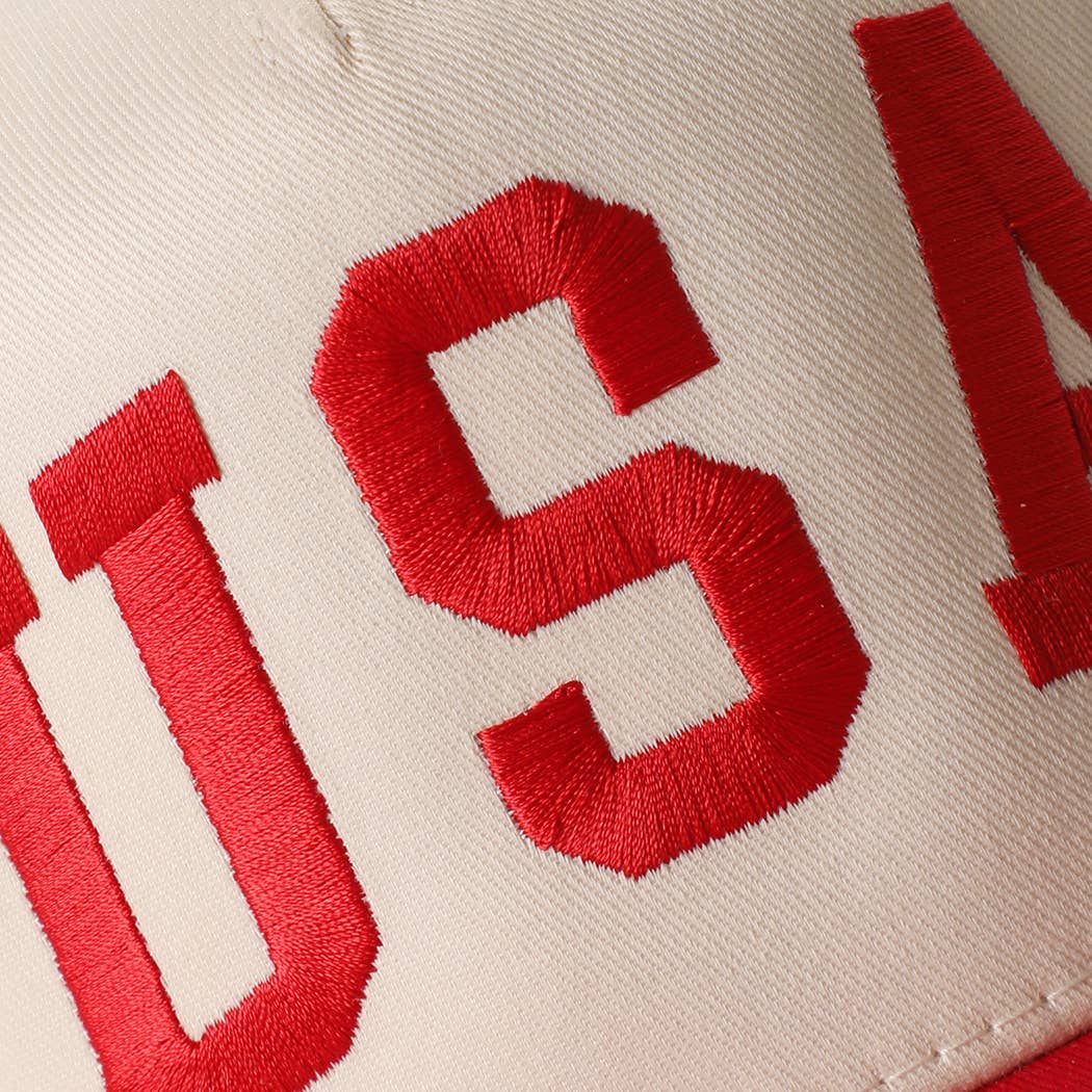 Red "USA" Hat - Image 4