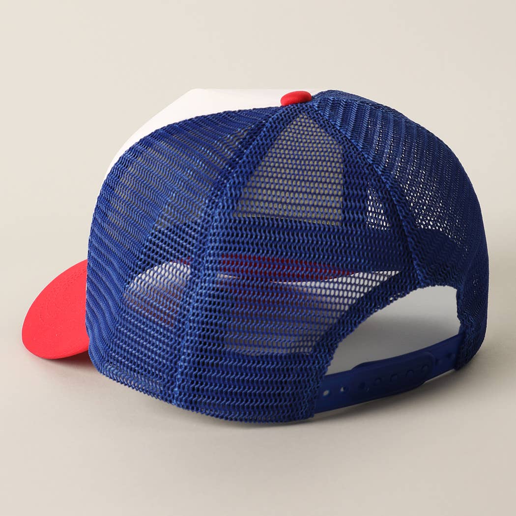 "USA" Flag Patch Trucker Hat - Image 6