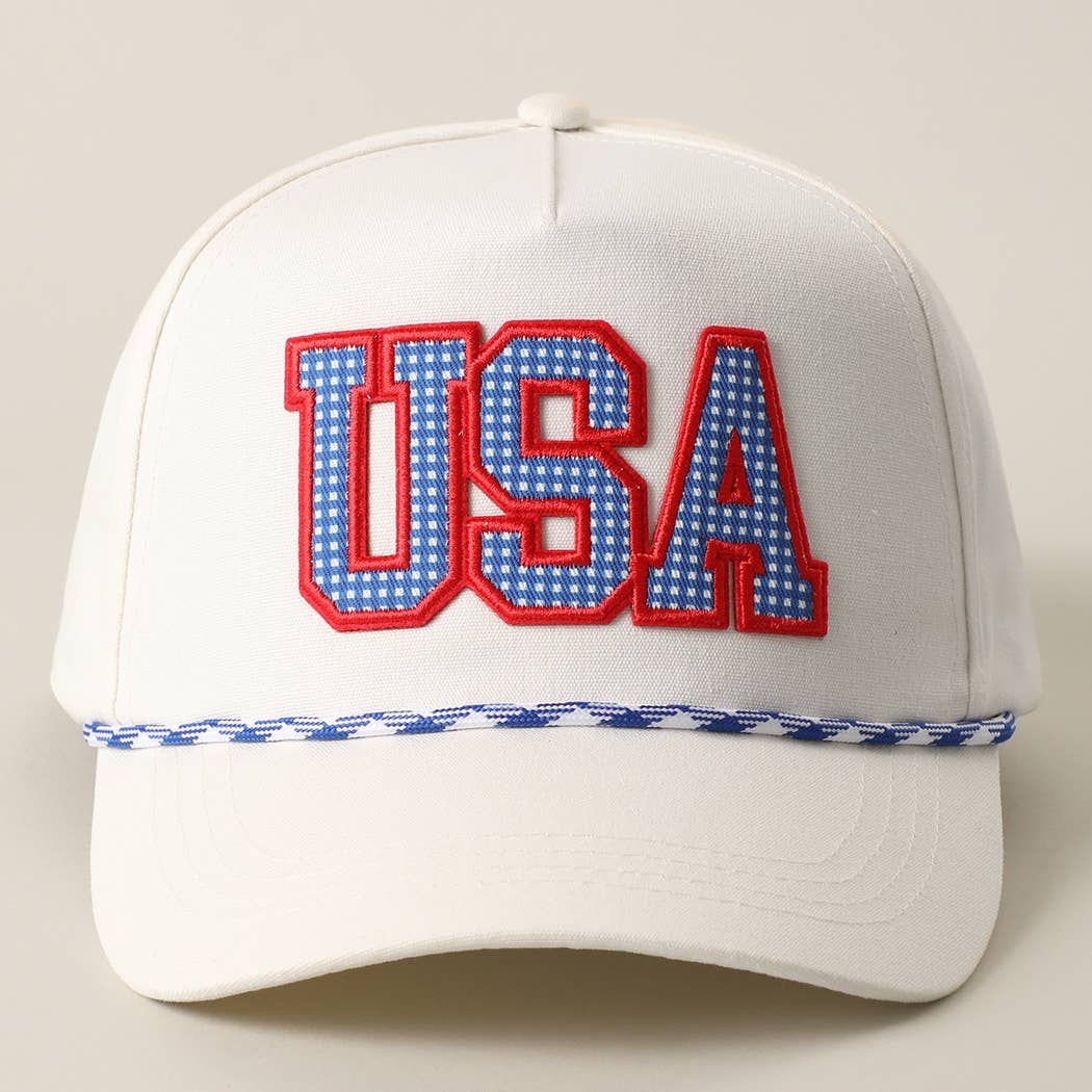"USA" Patch Rope Hat - Image 2