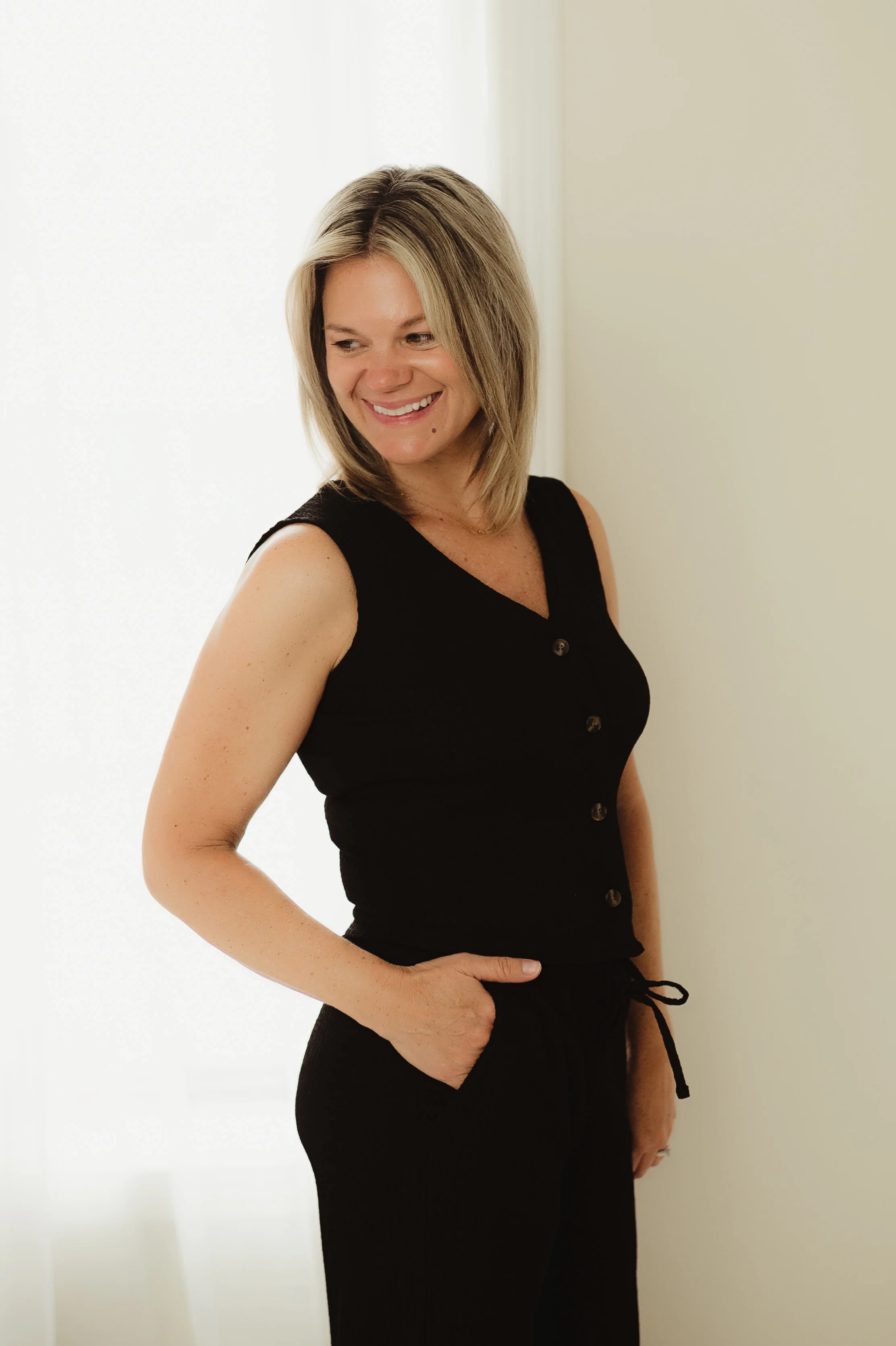 Black Button & Flare Set - Image 3