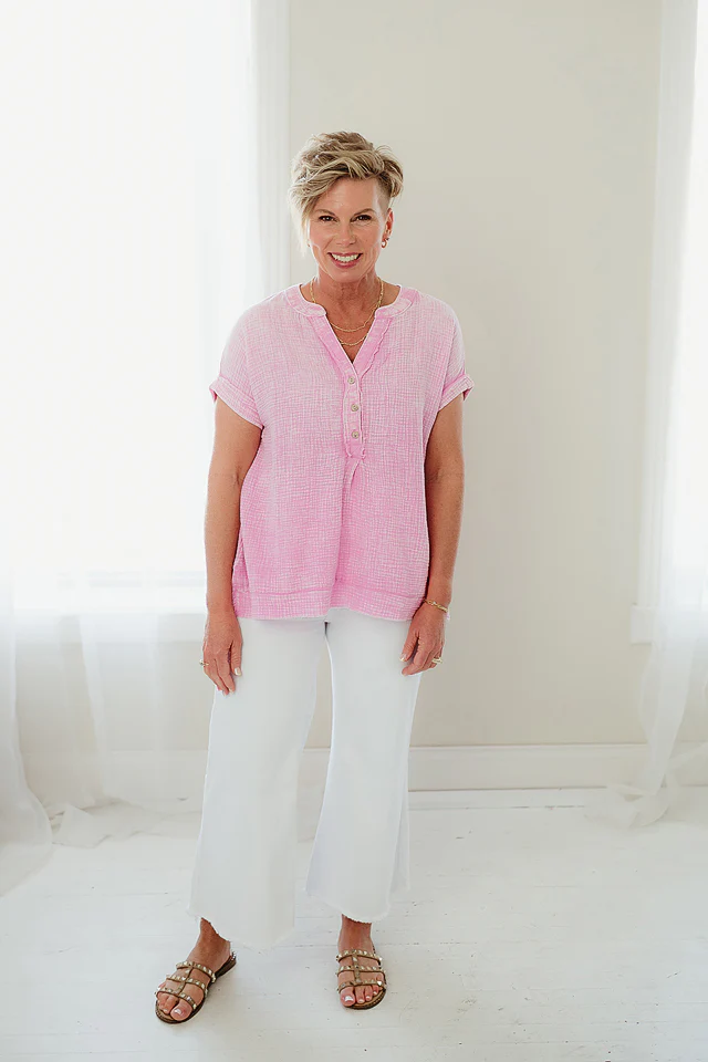 Candy Pink Wander Light Top - Image 2