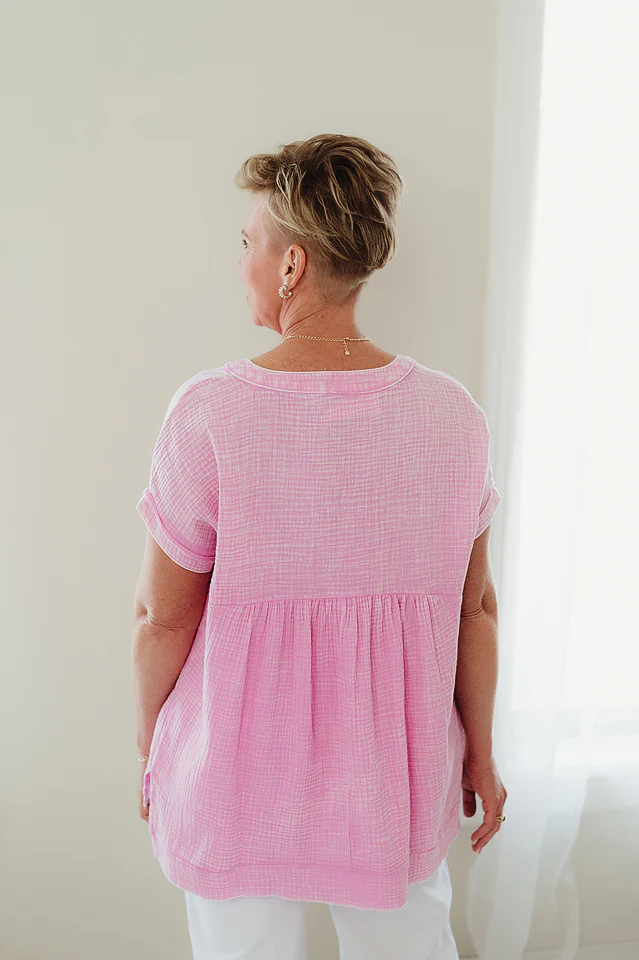 Candy Pink Wander Light Top - Image 4