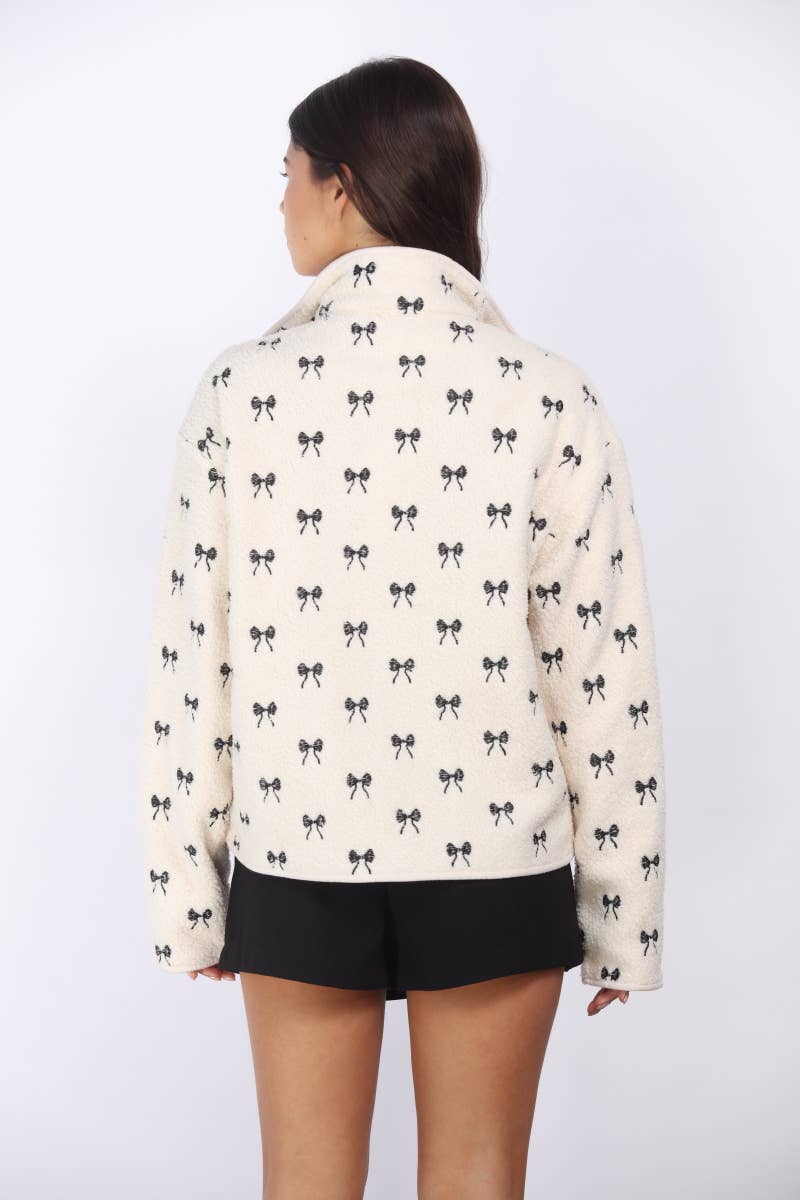Bow Sherpa Jacket - Image 4