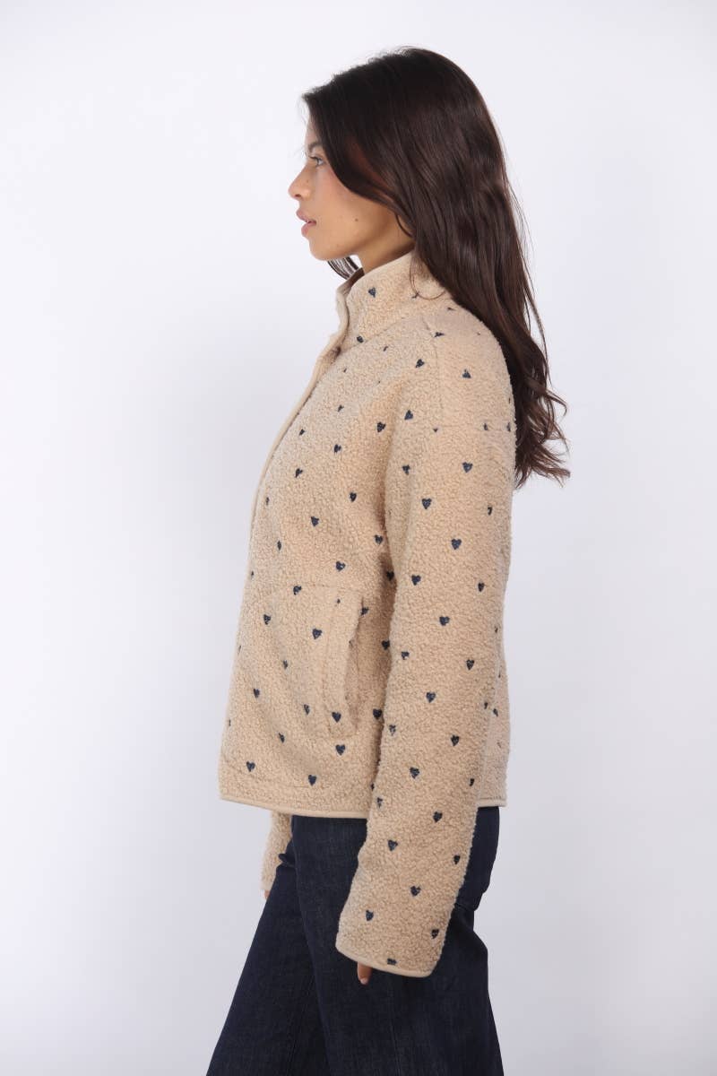 Heart Sherpa Jacket - Image 4
