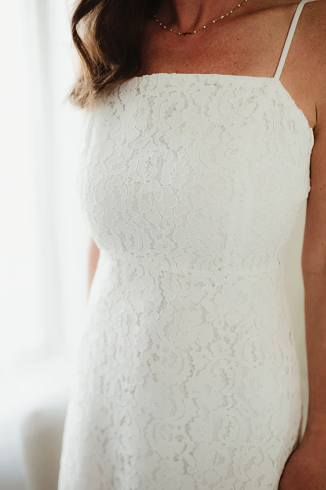 White Whisper Lace Dress - Image 5