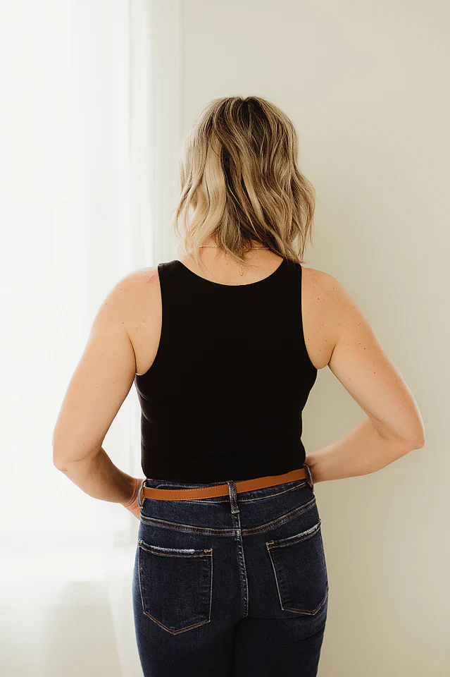 Black Flawless Fit Base Tank - Image 2