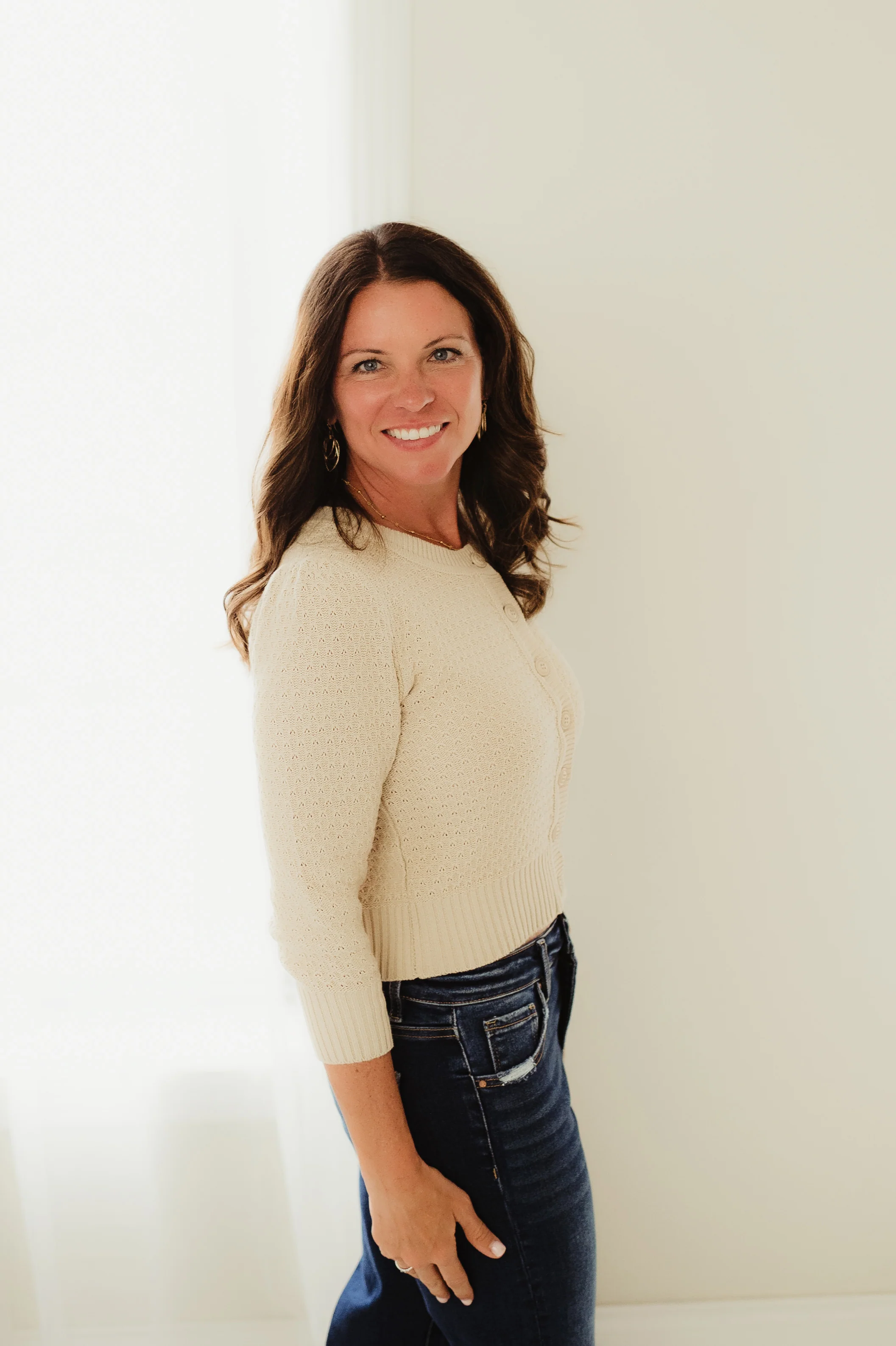 Taupe Sweetheart Cardigan - Image 3
