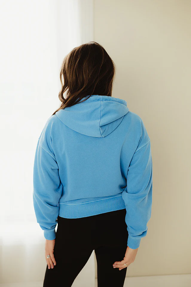 Deep Sky Cozy Fade Fleece Hoodie - Image 4