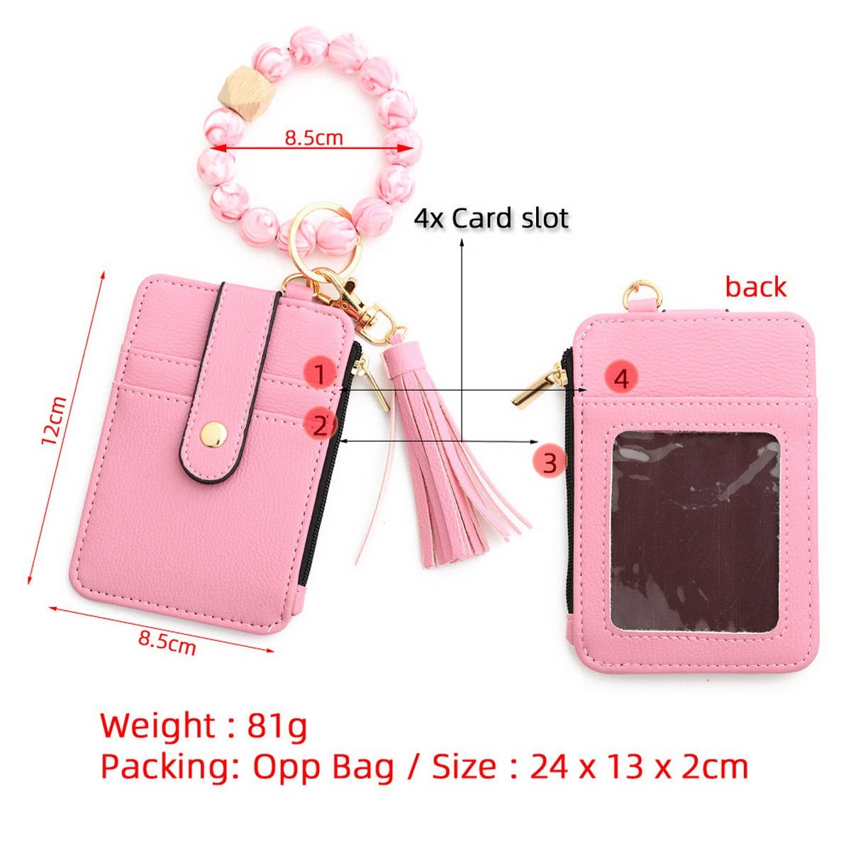 Wristlet Wallet Keychain - Image 2