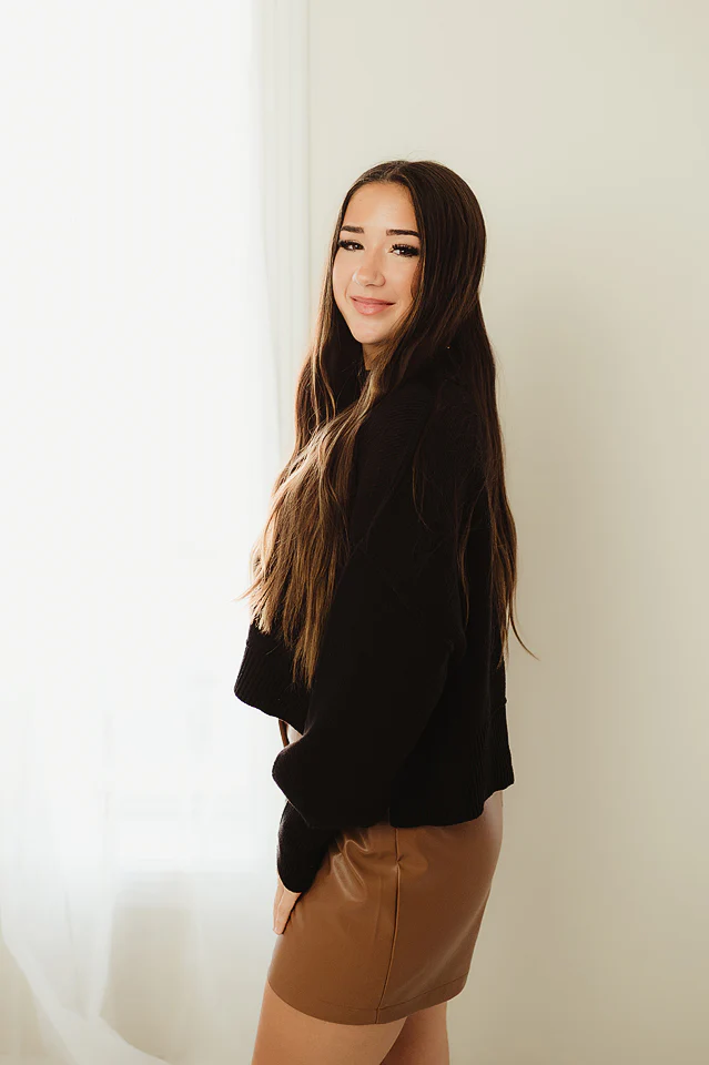 Oversized Cropped Sweater {more colors available} - Image 14