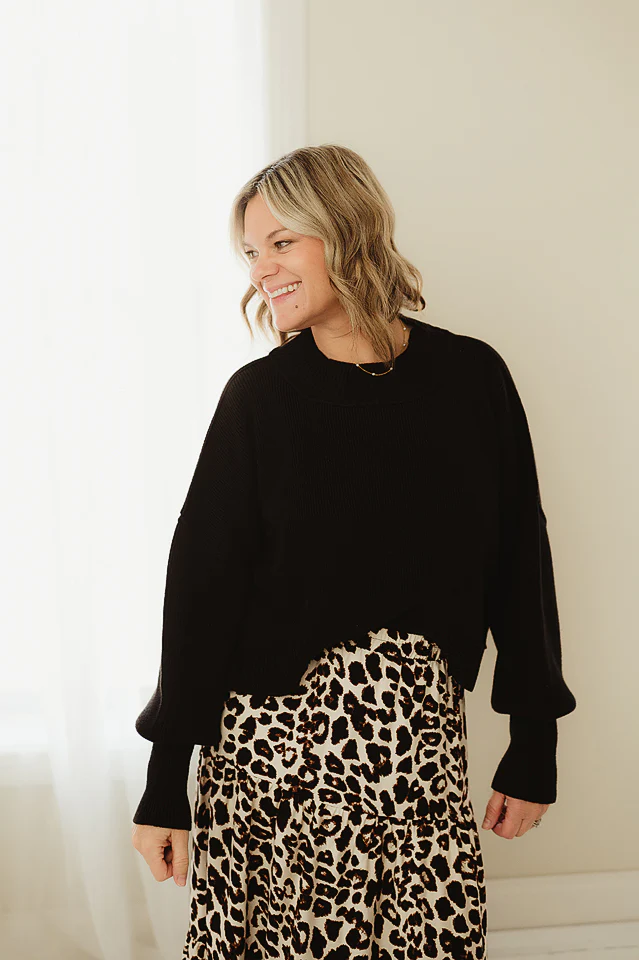 Oversized Cropped Sweater {more colors available} - Image 17