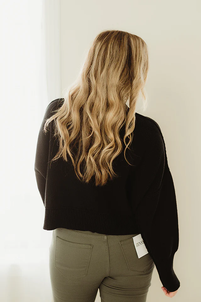 Oversized Cropped Sweater {more colors available} - Image 19