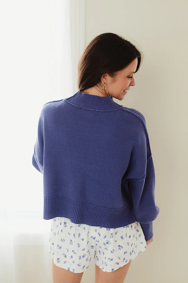 Oversized Cropped Sweater {more colors available} - Image 57